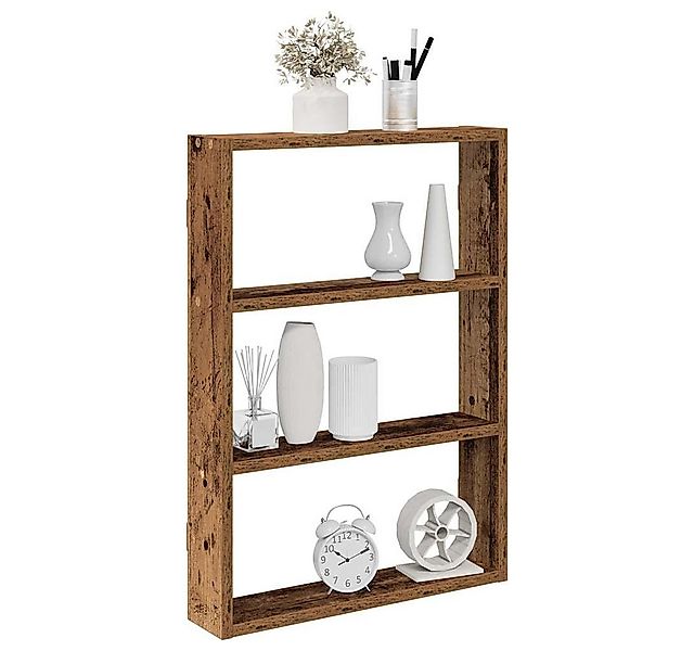 vidaXL Regal, Wandregal Altholz-Optik 43x9x60 cm Holzwerkstoff günstig online kaufen