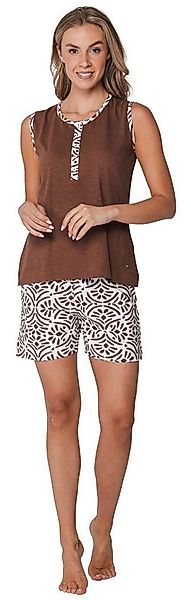 Pastunette Shorty Modischer Damen Schlafanzug kurz (2 tlg) Baumwolle günstig online kaufen