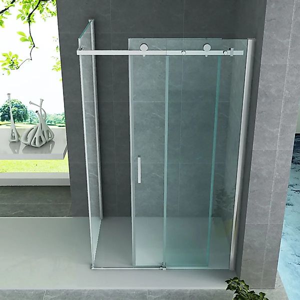 Aloni Duschkabine Schiebetüren 8mm 80x120x195cm günstig online kaufen