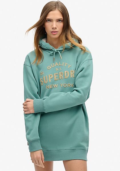 Superdry Jerseykleid LUXE METALLIC LOGO HOOD günstig online kaufen
