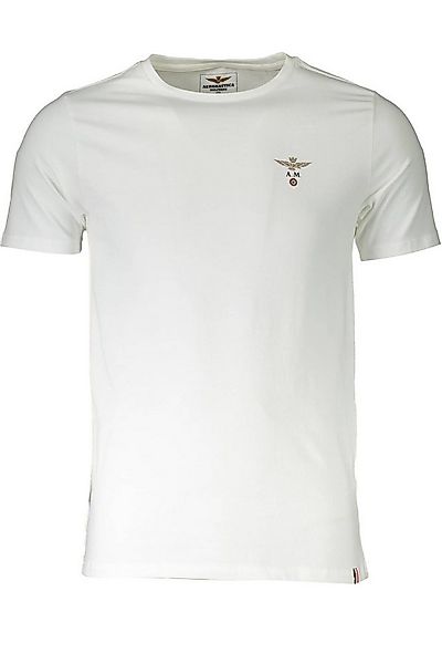 Aeronautica Militare T-Shirt Dehnbares weißes Herren T-Shirt mit Rundhals u günstig online kaufen