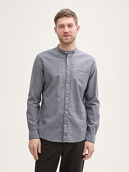 TOM TAILOR Langarmhemd Fitted Oxford Hemd günstig online kaufen