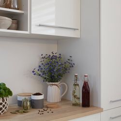 I.GE.A. Kunstblume "Blütenbusch" Im Keramik-Krug mit Schleife günstig online kaufen