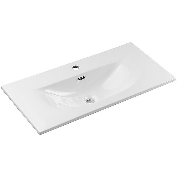 Lomadox Waschtisch NEWPORT-56-CASHMERE, 81cm mit Keramikwaschbecken, günstig online kaufen
