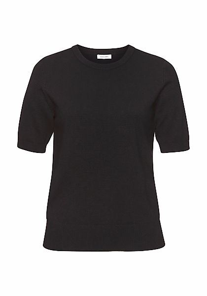 LASCANA Kurzarmpullover, in Feinstrick-Qualität, T-Shirt Pullover, basic günstig online kaufen