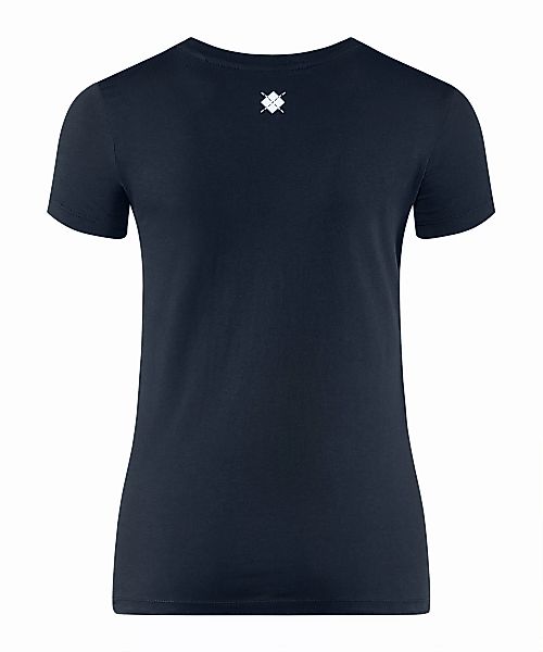Burlington Damen T-Shirt Rundhals, M, Blau, Raute, Baumwolle, 2269012-61200 günstig online kaufen