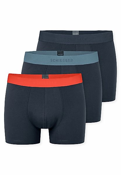 Schiesser Boxershorts "95/5 Multipacks", mit farblich abgesetztem, sportlic günstig online kaufen