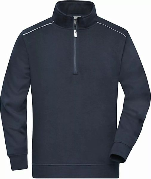 James & Nicholson Hoodie Workwear Halfzip Sweatshirt auch in großen Größen günstig online kaufen
