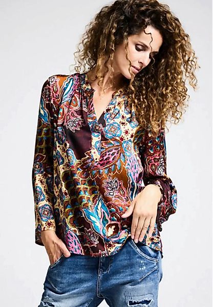 Andijamo-Fashion Satinbluse MYSTIC BLOOM PRINT günstig online kaufen