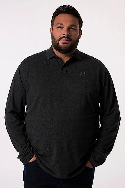 Men Plus Poloshirt Poloshirt Basic Piqué Langarm günstig online kaufen