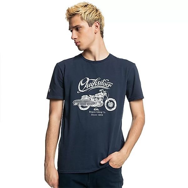 Quiksilver Top Of The Hour Kurzärmeliges T-shirt M Navy Blazer günstig online kaufen