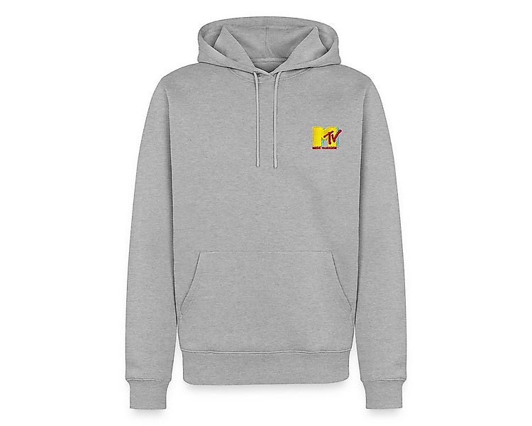 Spreadshirt Hoodie MTV Logo Als Stick-Design Herren Premium Hoodie (1-tlg) günstig online kaufen