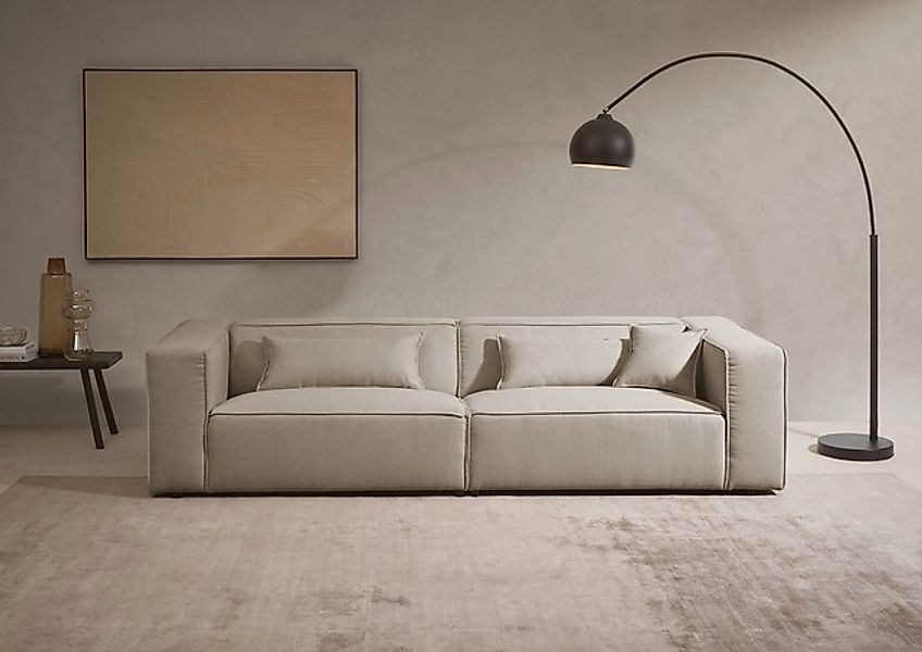 LeGer Home by Lena Gercke 3-Sitzer »PIARA, Couch mit Kedernaht, Sofa in Cor günstig online kaufen