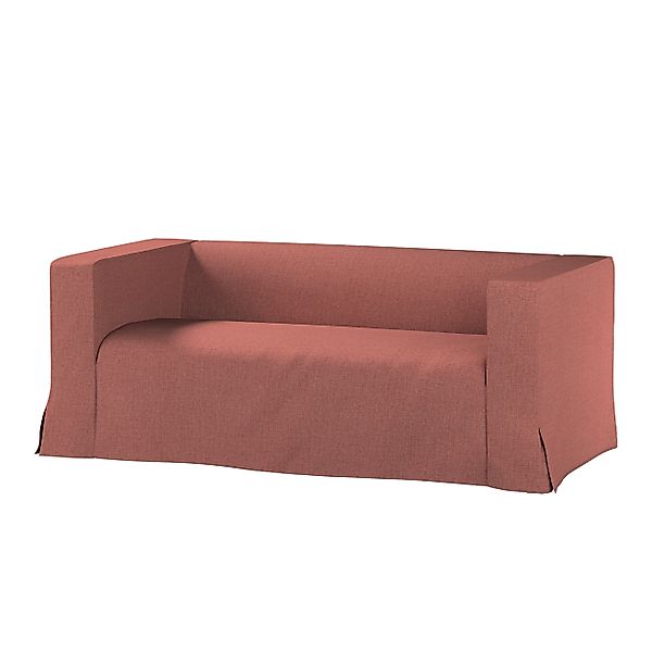 Bezug für Klippan 2-Sitzer Sofa, lang mit Kellerfalte, cognac braun, Klippa günstig online kaufen