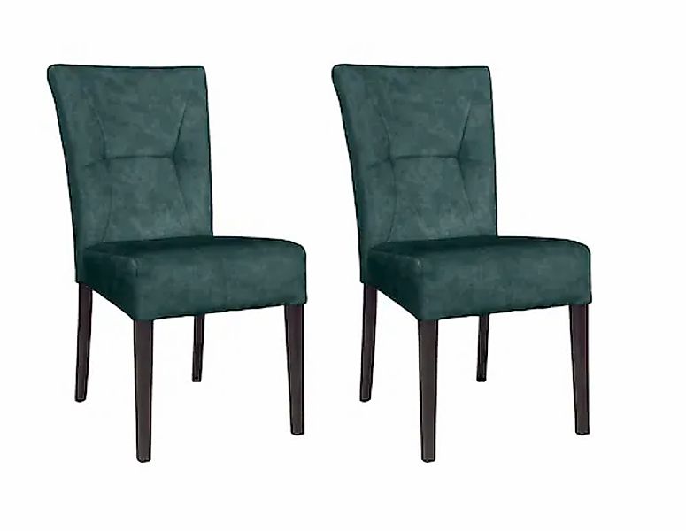 Home affaire 4-Fußstuhl »Henry« (Set) 2 Stk.Sitz und Rücken gepolstert günstig online kaufen