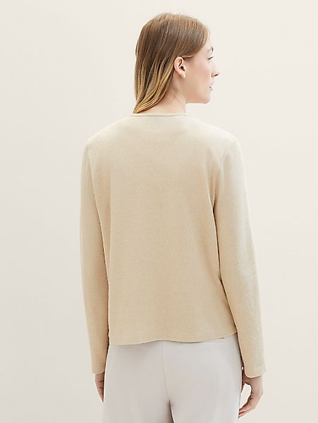 TOM TAILOR Langarmshirt Basic Cardigan Basic günstig online kaufen