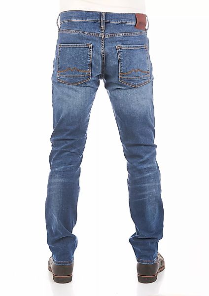 Mustang Herren Jeans Vegas - Slim Fit - Blau - Medium Dark Stone günstig online kaufen