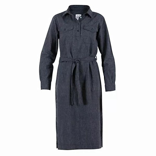 Blue Sportswear Blusenkleid Tenakee Gestreiftes Baumwoll-Leinen Kleid in Na günstig online kaufen