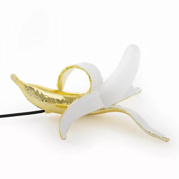 Tischleuchte Banana Gold / Dewey plastikmaterial gold / Kunstharz & Glas - günstig online kaufen