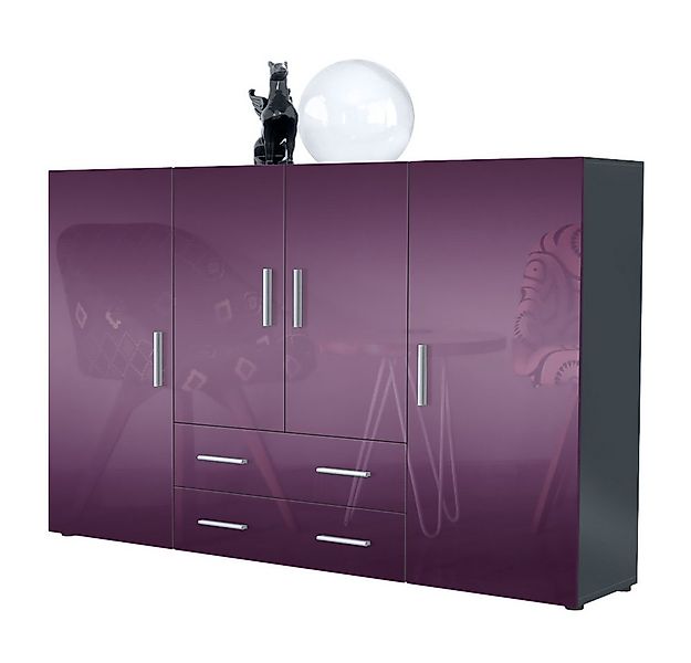 Vladon Highboard Nora (Anrichte mit 2 Schubladen und 4 Türen, mit insgesamt günstig online kaufen