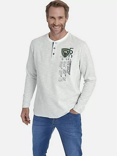 Jan Vanderstorm Sweatshirt REGINALD mit seitlichen Schlitzen günstig online kaufen