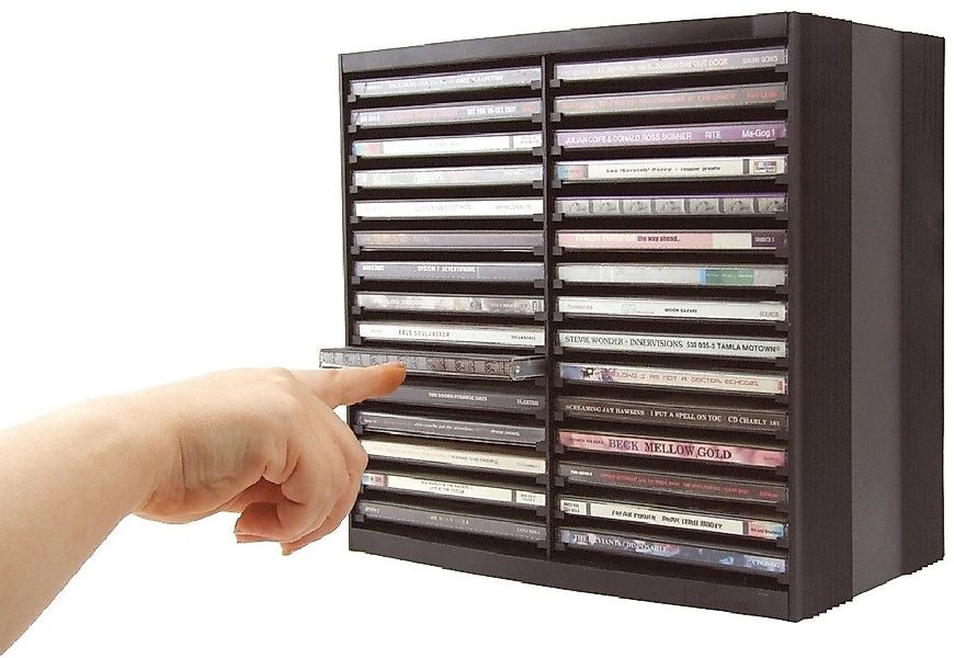 FELLOWES Aufbewahrungsbox CD Spring CD/DVD-Box 48 günstig online kaufen