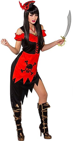 Fries Piraten-Kostüm Piratin Kostüm Kleid Halloween Fasching Karneval Cospl günstig online kaufen