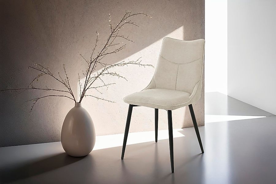 byLIVING Esszimmerstuhl Carlo (2er-Set) (Set), Gestell günstig online kaufen