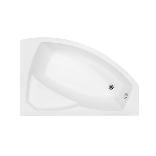 Bad Land Badewanne Eckwanne RIMA 140x90 Rechts Mit schwarzer Kopfstützen Ab günstig online kaufen