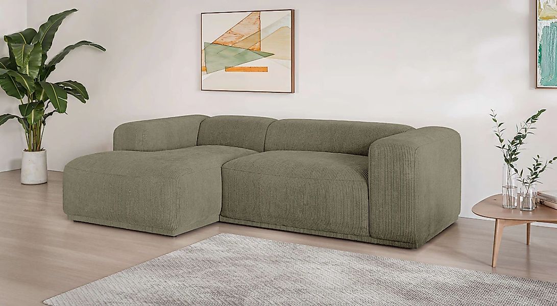s.Oliver Ecksofa "EMMERIK Designersofa, L-Form mit Wellenfederung, B/T/H: 2 günstig online kaufen