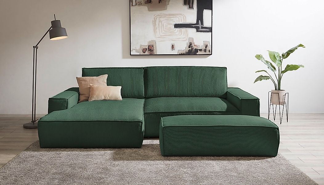 Home affaire Polsterecke "NEU: SHERWOOD XXL tief, L-Form mit Schlaffunktion günstig online kaufen