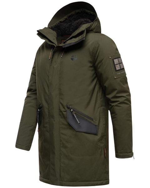 Stone Harbour Wintermantel "Ragaan" modischer Herren Winterparka mit Teddyf günstig online kaufen