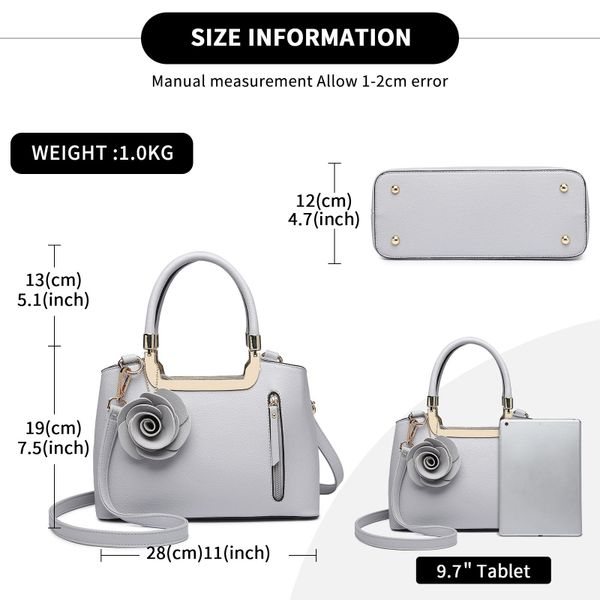 Miss Lulu Handtasche Damen Blumen-Design Henkeltasche günstig online kaufen