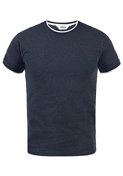 !Solid Rundhalsshirt SDSaul Kurzarmshirt mit All-Over günstig online kaufen