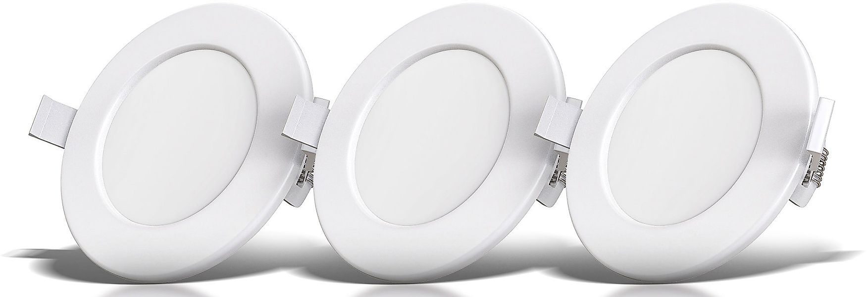 B.K.Licht LED Einbauleuchte 3er Set Bad günstig online kaufen