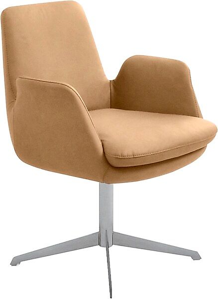 K+W Komfort & Wohnen Drehstuhl »Cube« () Rückholfunktion, Untergestell Edel günstig online kaufen