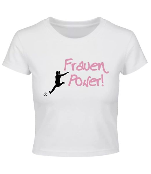 Frauenpower! Fußball · Crop T-Shirt günstig online kaufen