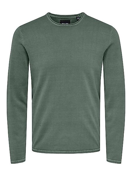 ONLY & SONS Rundhalspullover ONSGASTON REG 12 WASH CREW KNIT CS OTL günstig online kaufen