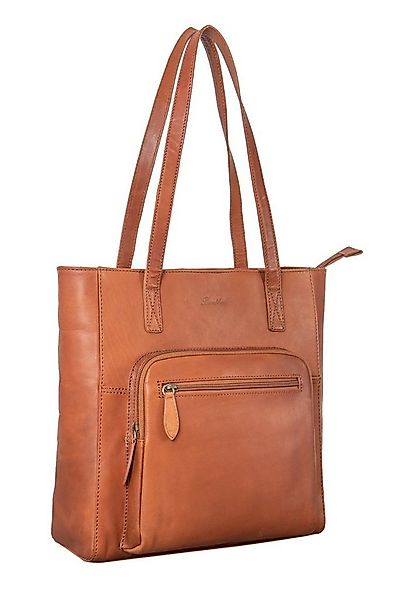 Benthill Shopper Damen Echt Leder Handtasche Tasche Schultertasche Vintage günstig online kaufen