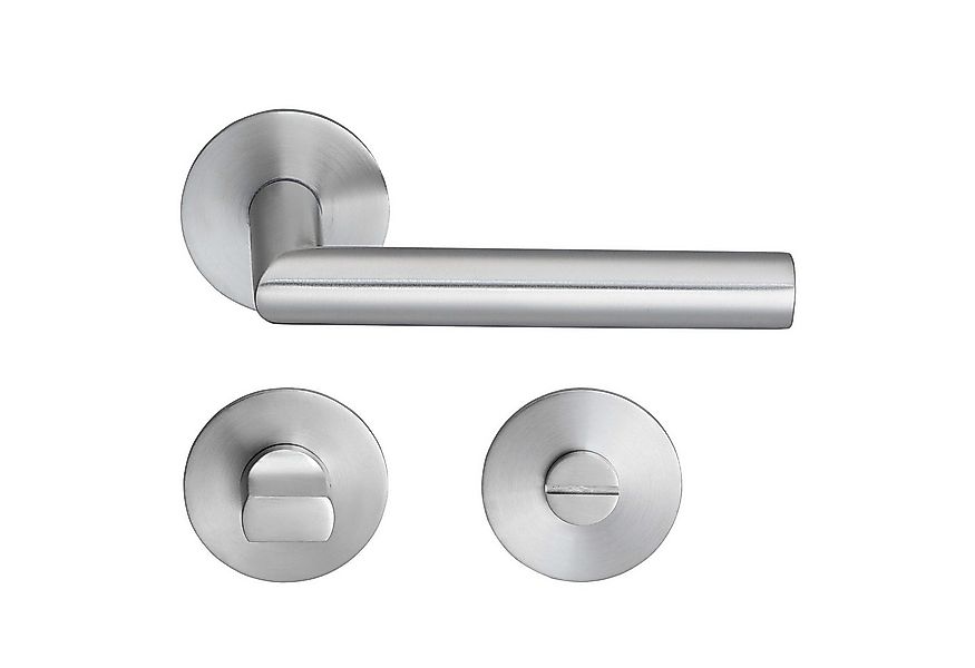 MeinTürgriff Drückergarnitur Toulouse Flachrosette Edelstahl Türgriff Innen günstig online kaufen