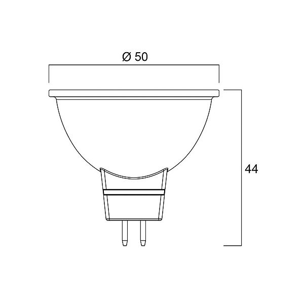 LED-Leuchtmittel SUPERIA RETRO GU5.3 MR16 6,1W 840 621lm dim günstig online kaufen