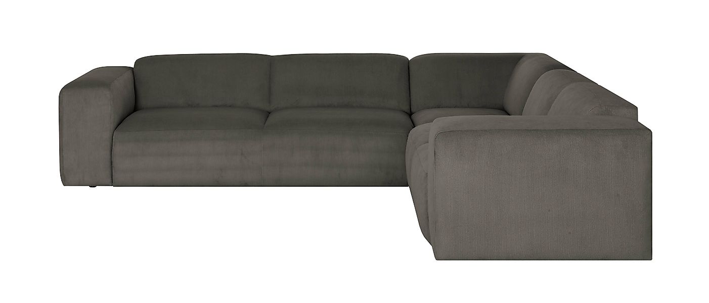 NADUVI Collection | Ecksofa Hilton 6-Sitzer Rippenstoff günstig online kaufen