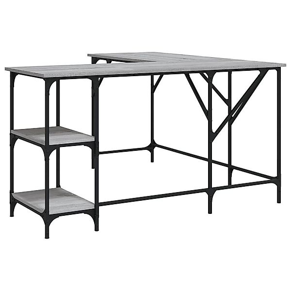 vidaXL Schreibtisch Schreibtisch Grau Sonoma 139x139x75 günstig online kaufen