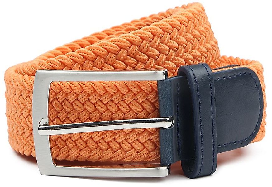 Suitable Geflochtener Gürtel Orange - Größe 105 günstig online kaufen