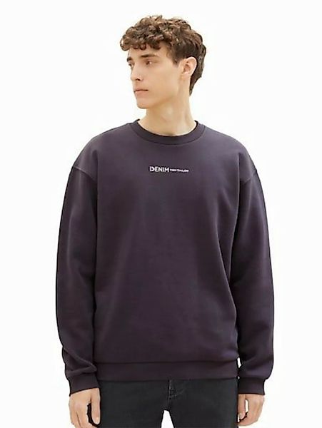 TOM TAILOR Denim Sweatshirt mit Logofrontprint günstig online kaufen