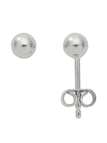 Adelia´s Paar Ohrhänger "375 Weißgold Ohrringe Ohrstecker Ø 4 mm", Goldschm günstig online kaufen