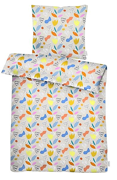 APELT Bettwäsche "Lucy Gots" modisches Design allover günstig online kaufen