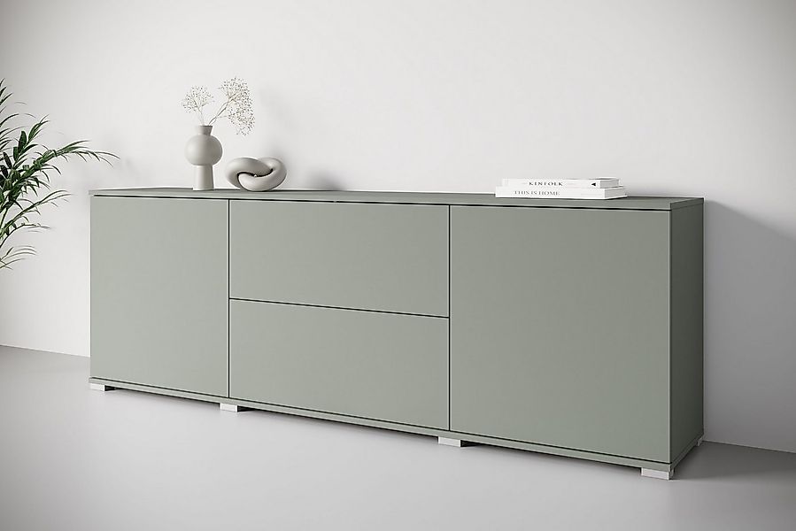 OTTO home Lowboard Kenia (1 St), 2 Türen, 2 Schubladen, Breite 180 cm, höhe günstig online kaufen