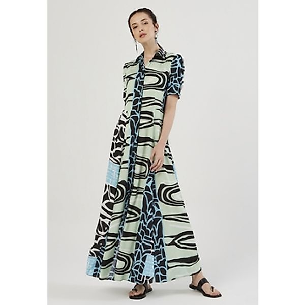 Just Like You  Maxikleider Hemdkleid mit Muster günstig online kaufen