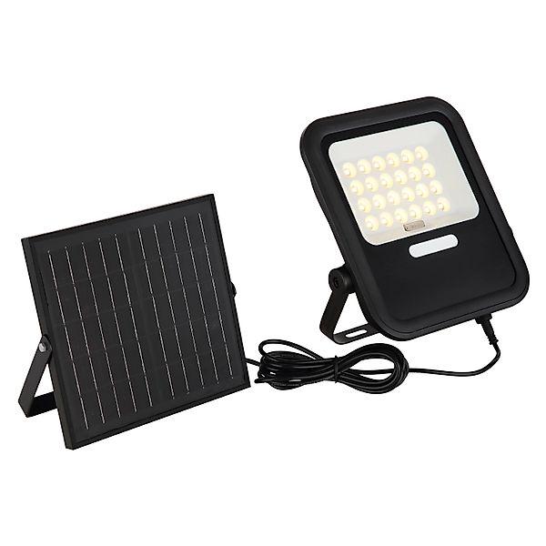 Globo Solarleuchte Kunststoff 25,4 cm Schwarz Matt günstig online kaufen